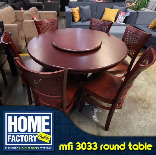MFI 3033 ROUND TABLE 6 SEATER