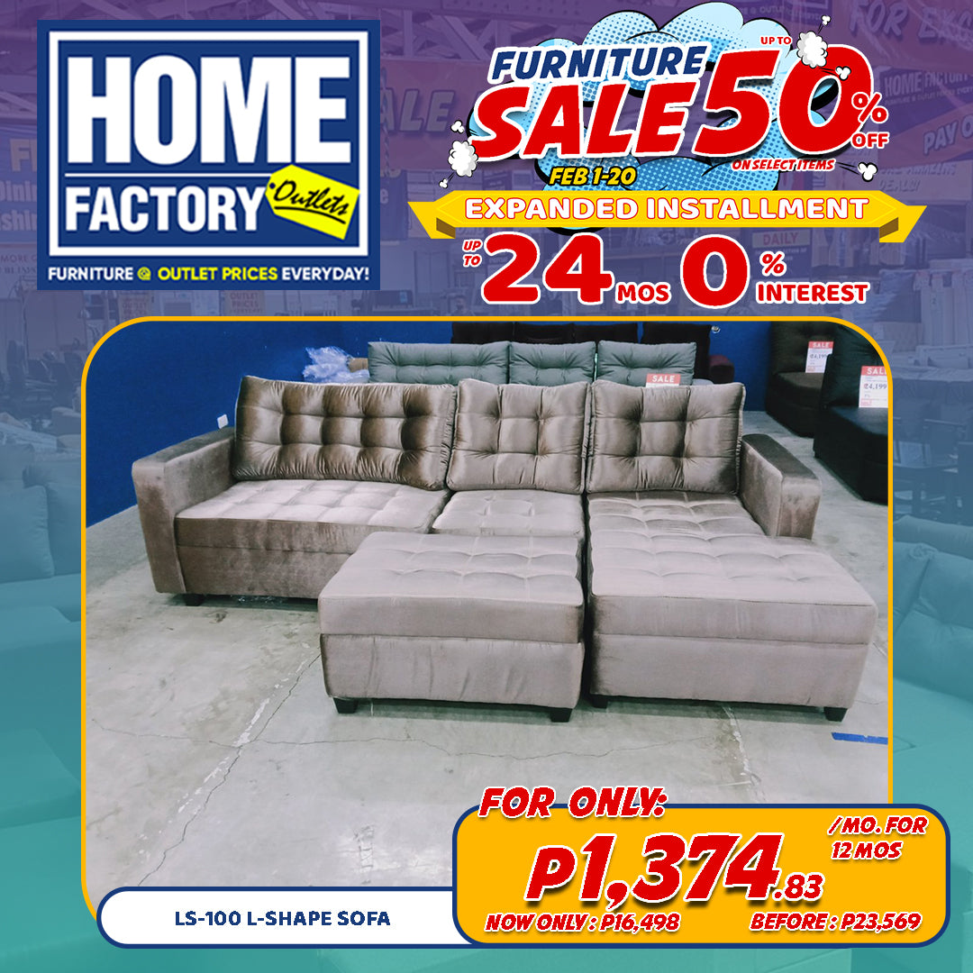 LS-100 L-SHAPE SOFA