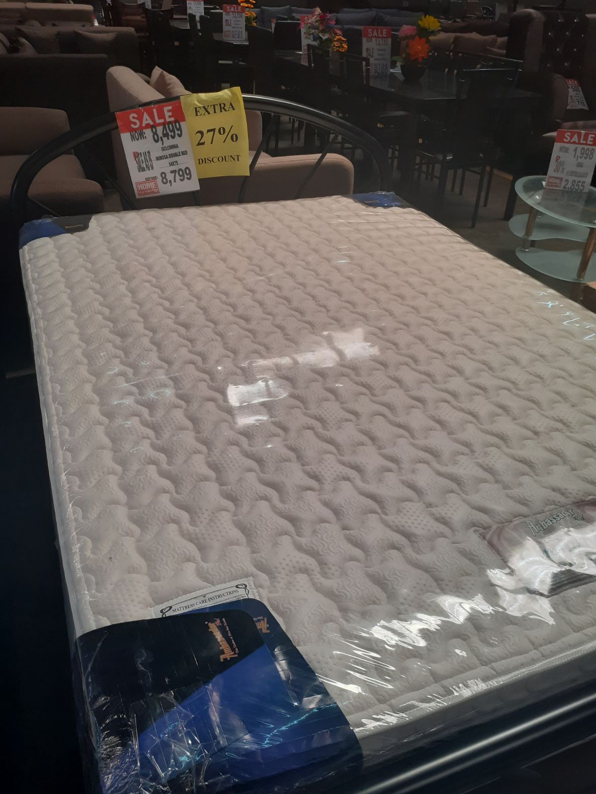 Double Bed frame(metal 54x75)