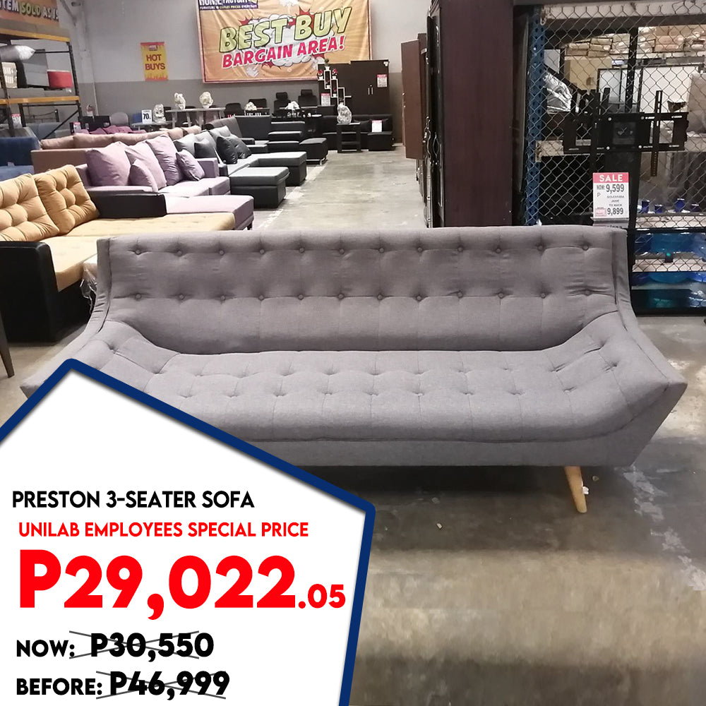 PRESTON 3-SEATER SOFA
